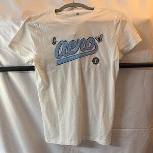 Aero White Butterfly T-Shirt